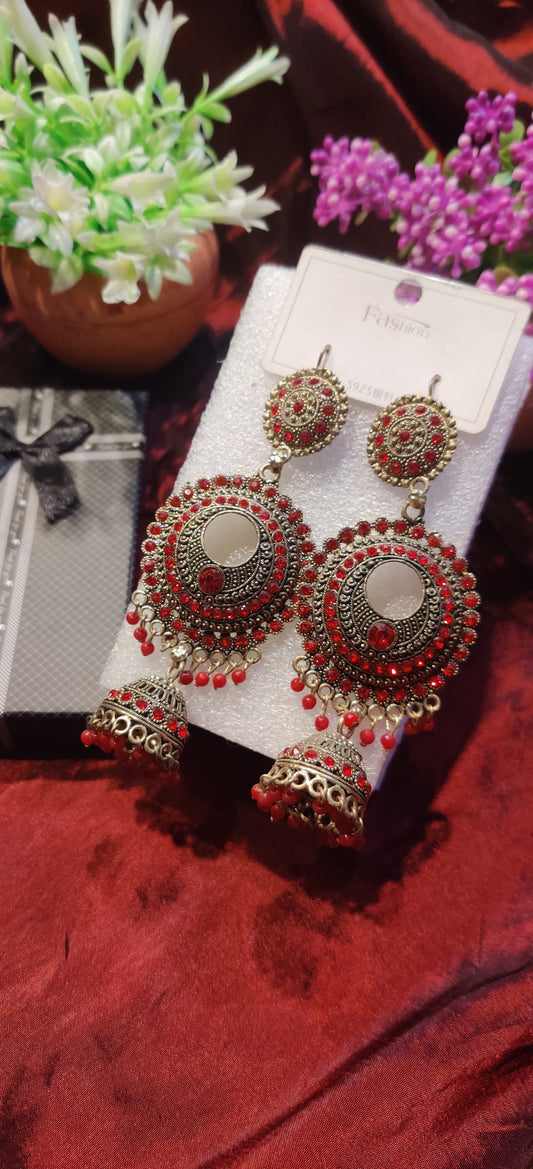Traditional indian design jumka
